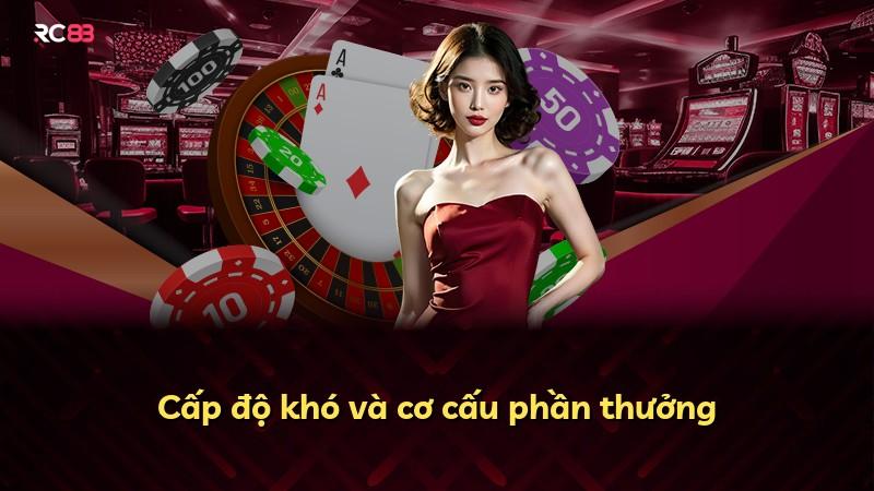 Cấp độ khó và cơ cấu phần thưởng