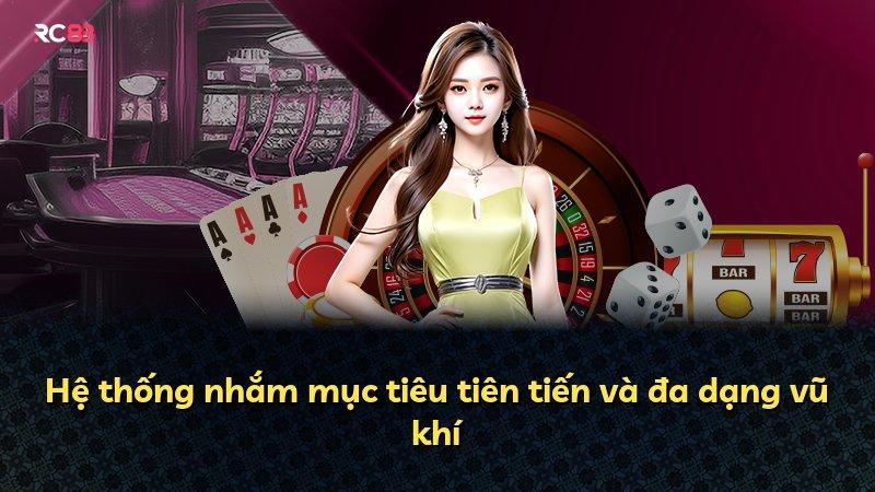 Hệ thống nhắm mục tiêu tiên tiến và đa dạng vũ khí