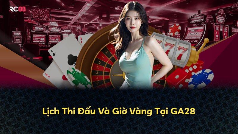 Lịch Thi Đấu Và Giờ Vàng Tại GA28